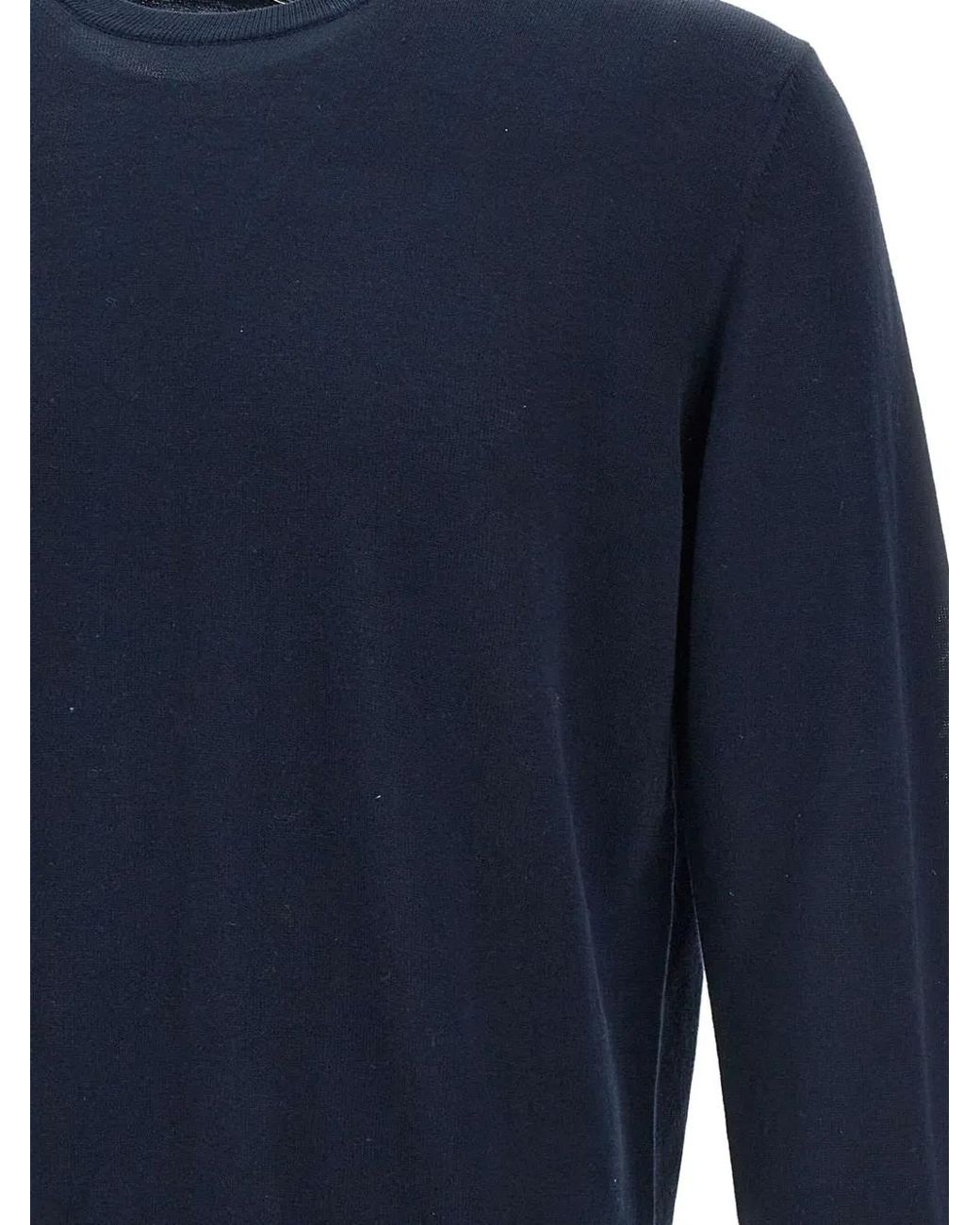 Kangra Blue Crew-Neck Sweater for men