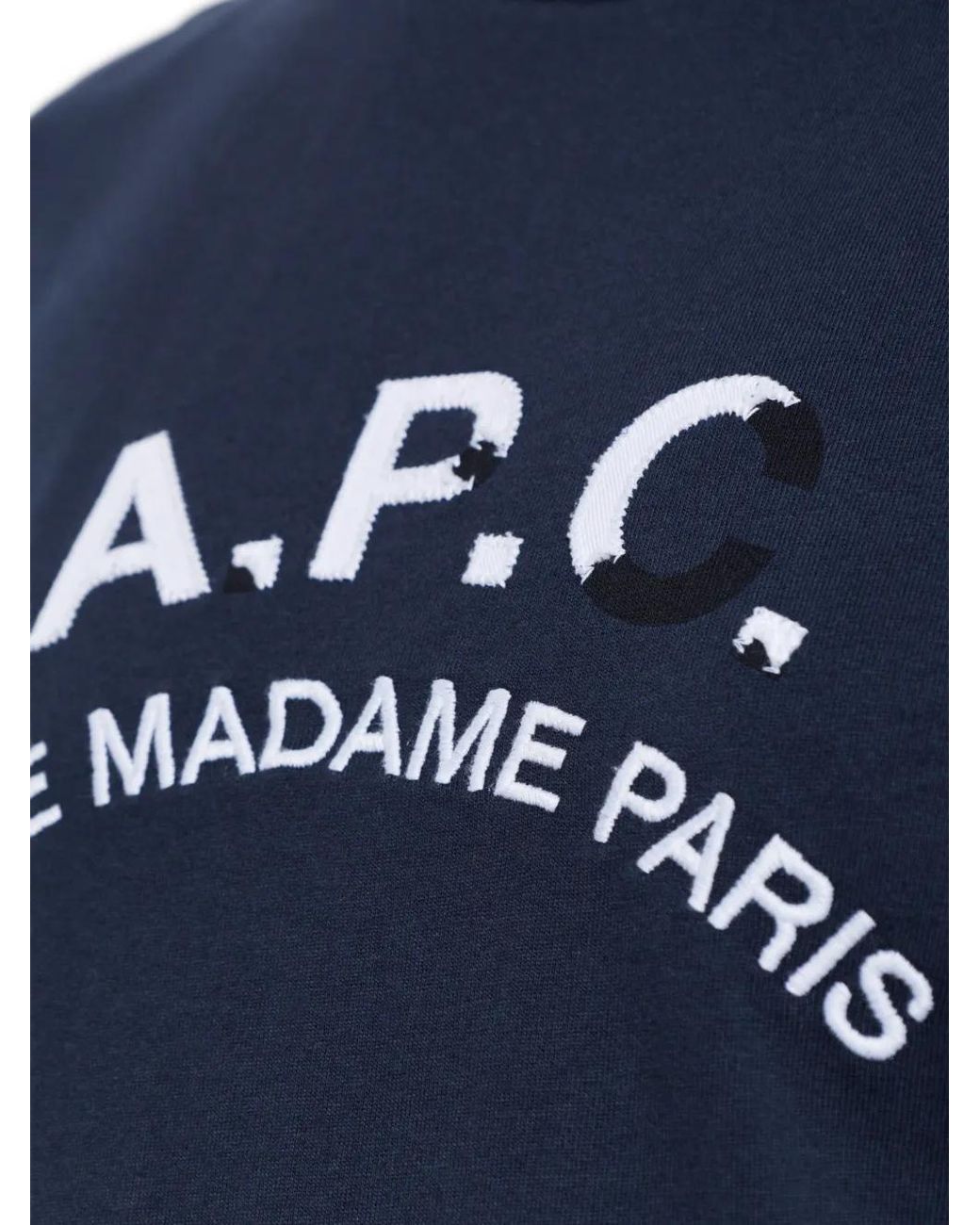 A.P.C. Blue T-Shirt With Logo