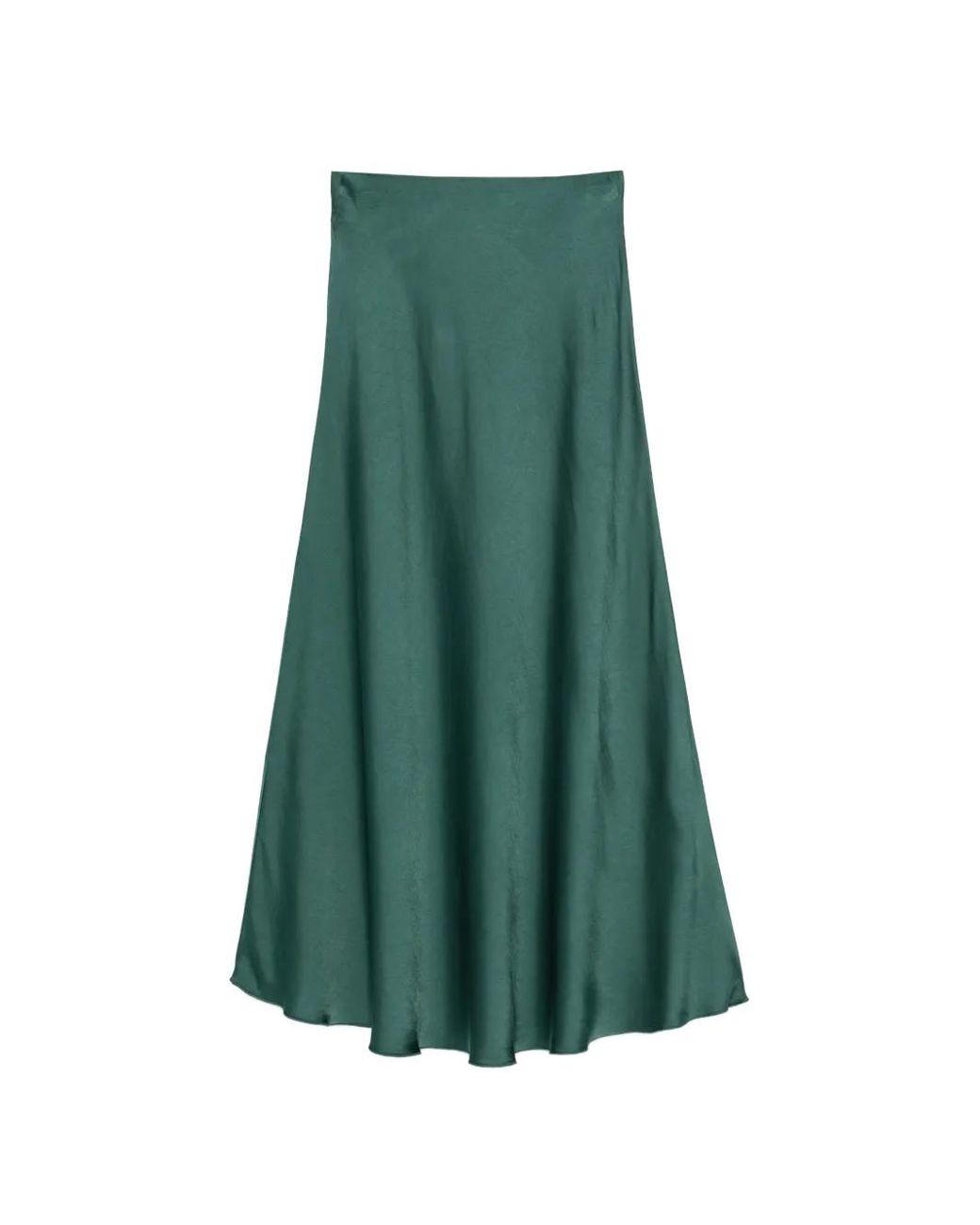 Daniele Fiesoli Green Flared Maxi Skirt