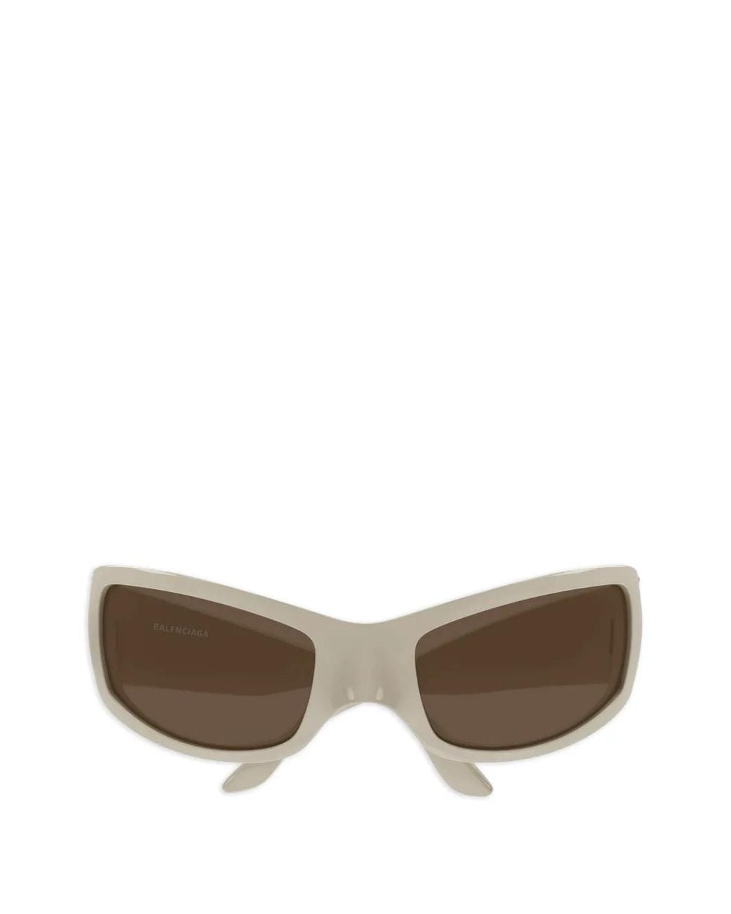 Balenciaga Natural Geometric-Frame Sunglasses