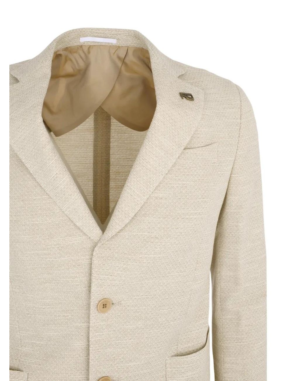 Pal Zileri White Patch Jacket for men