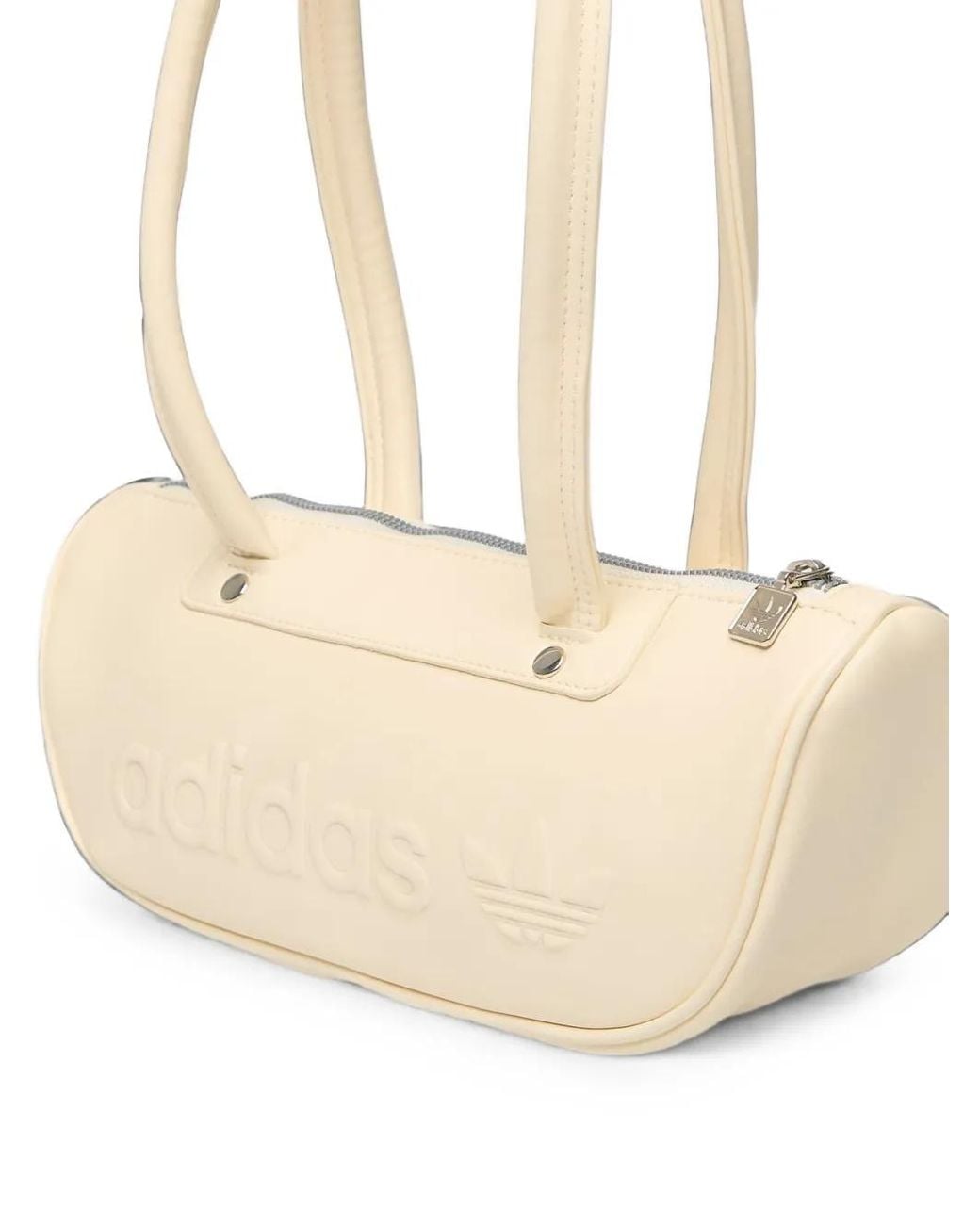 Adidas Natural Bowling Airliner Logo-Embossed Shoulder Bag