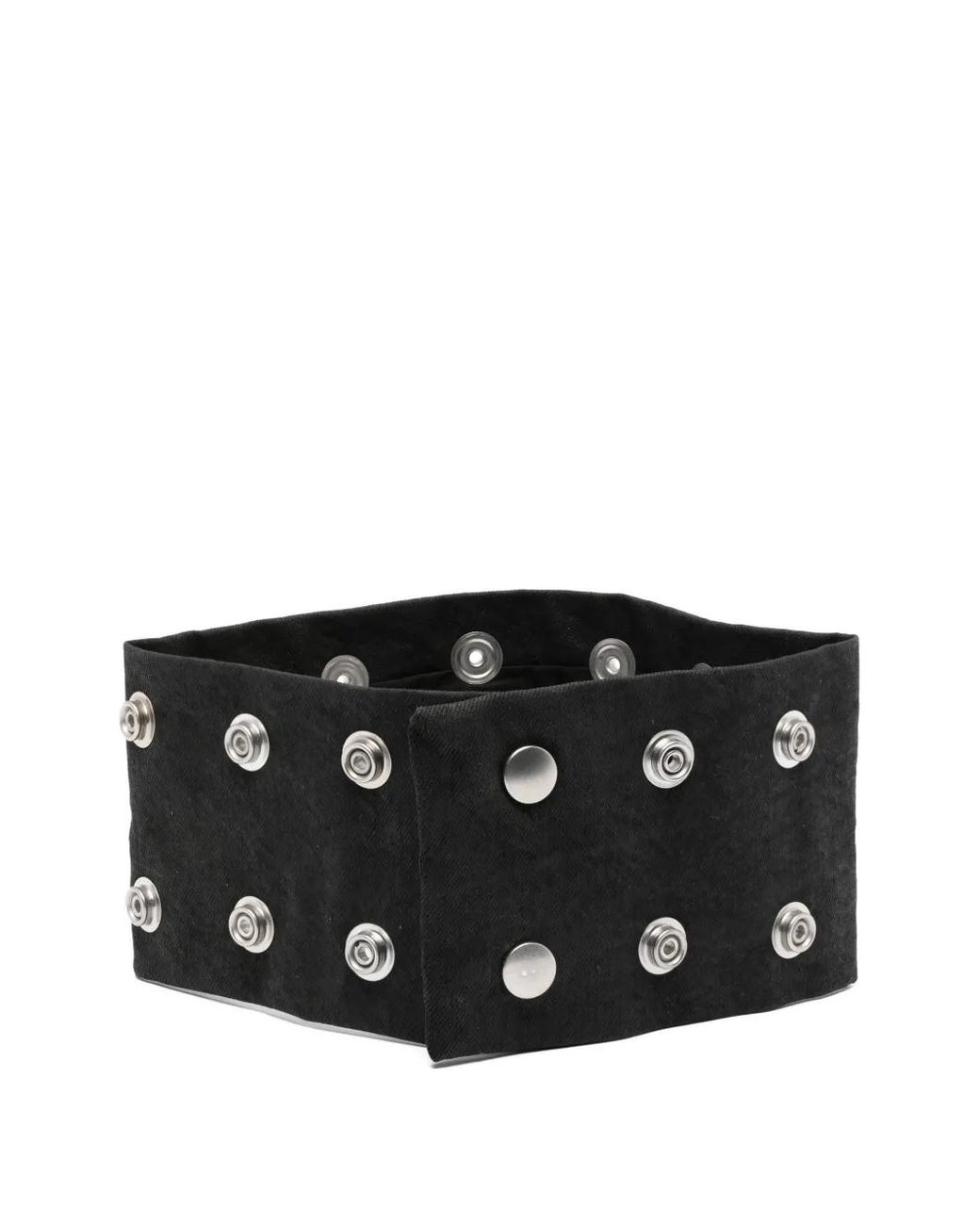 Rick Owens Black Press-Stud Necklaces