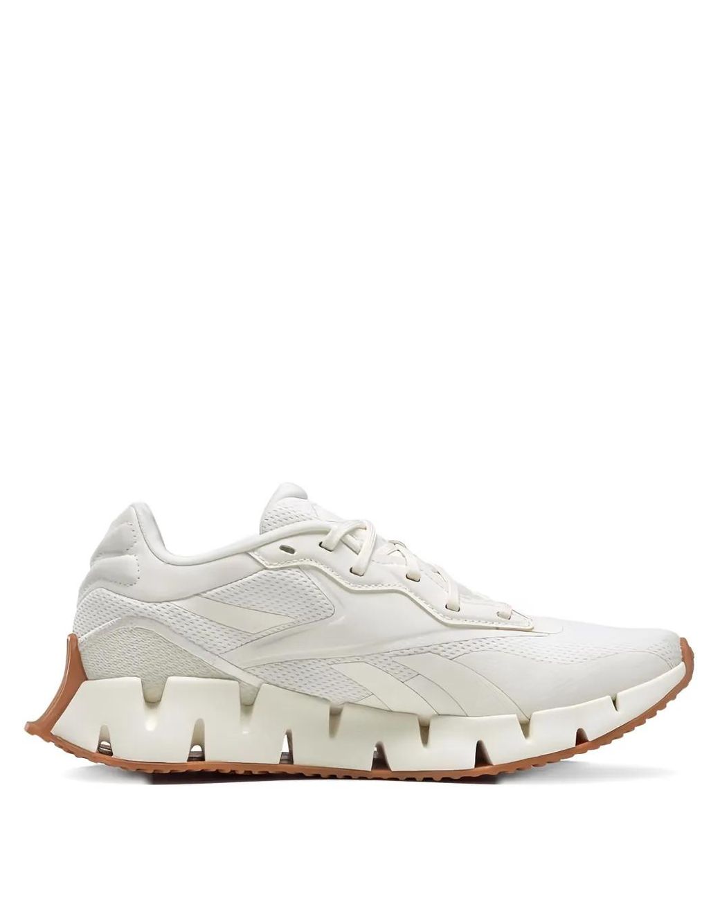 Reebok White Zig Dynamica 4 Sneakers