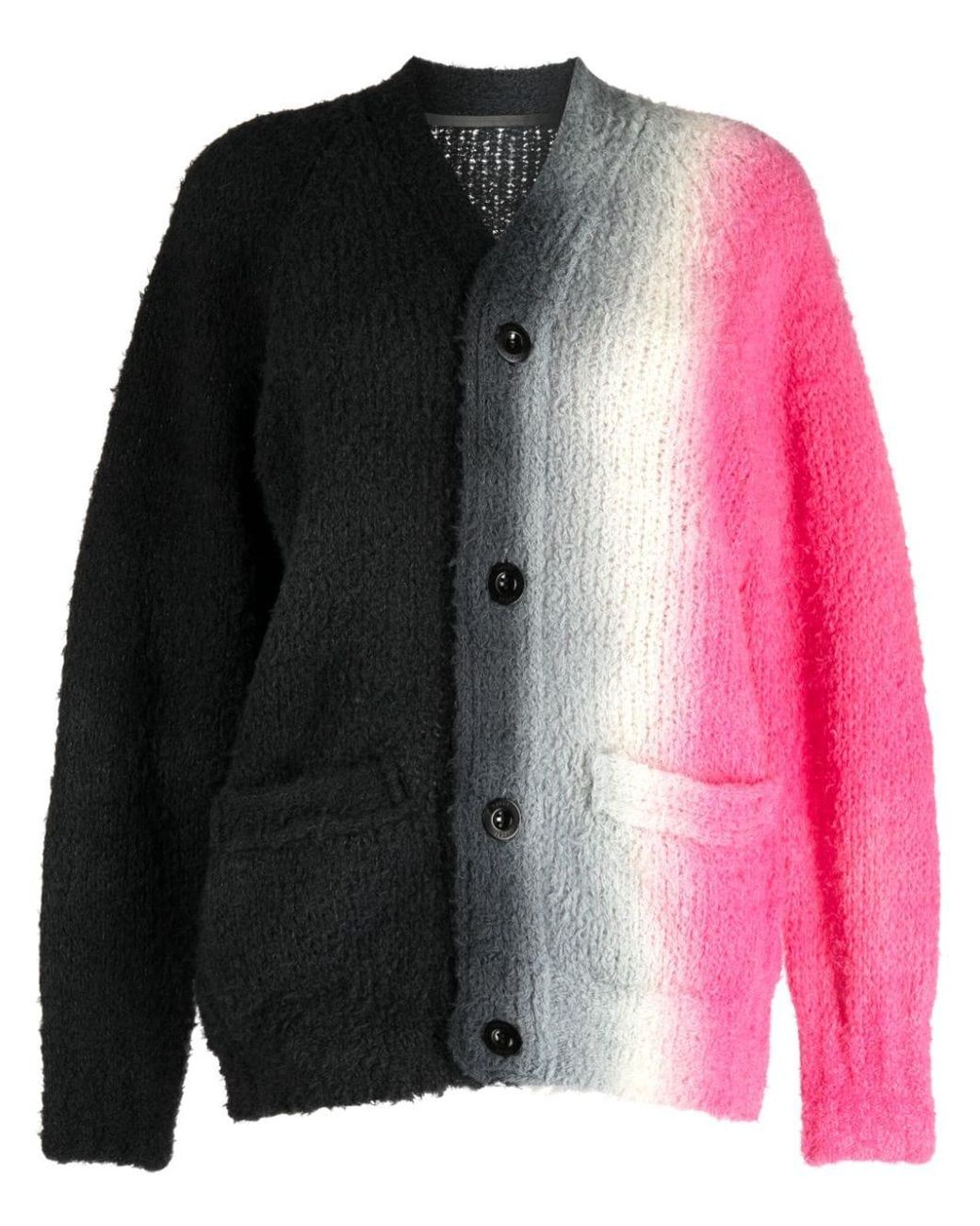 Tie Dye Wool Blend Sweater in Multicoloured - Sacai