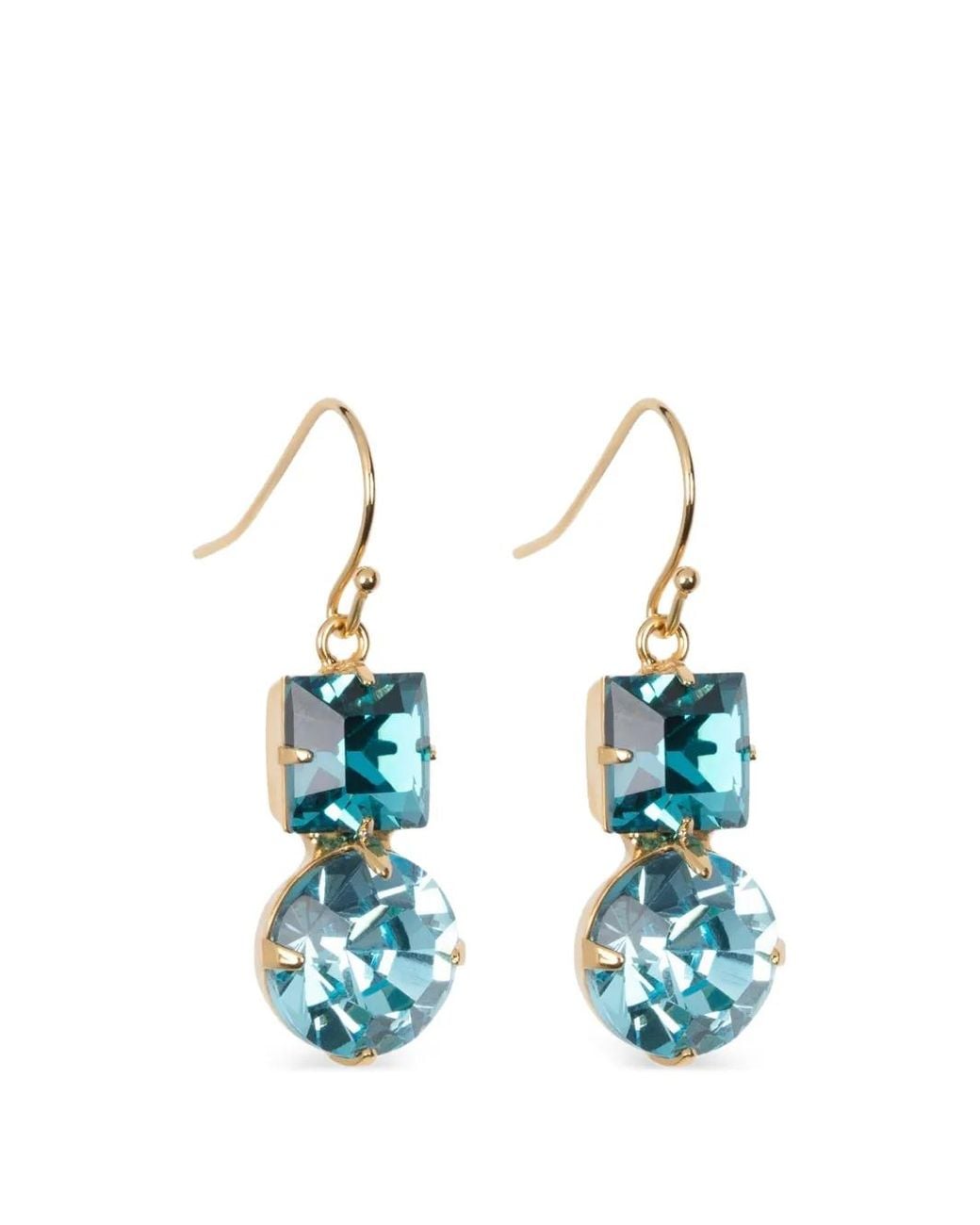 Jennifer Behr Blue Kaiden Crystal-Embellished Earrings