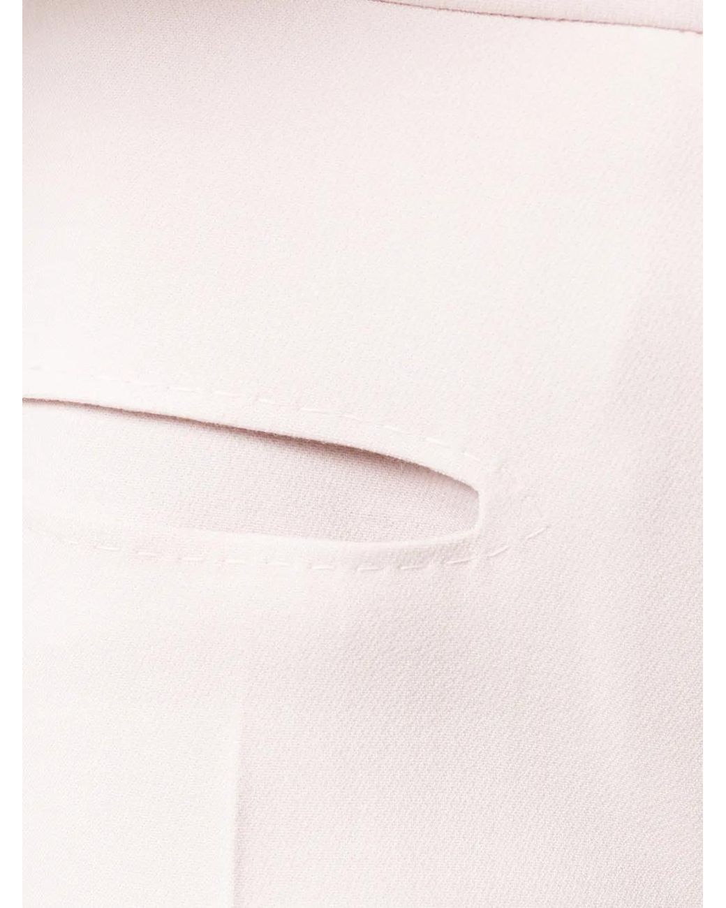 Carven Pink Wide Leg Cropped Pants