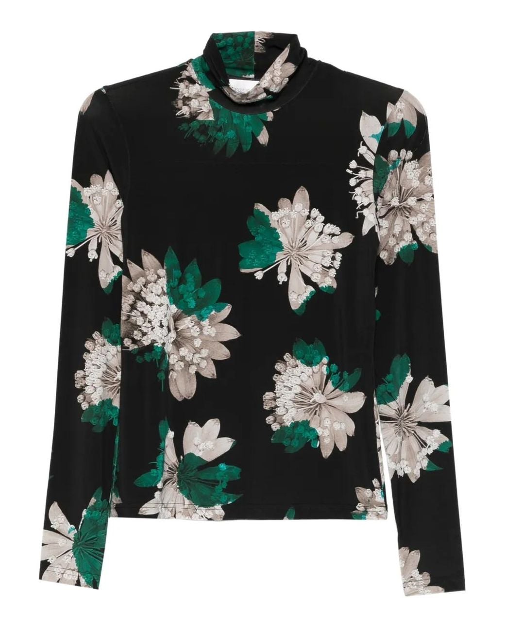 Christian Wijnants Black Tugal Floral Top
