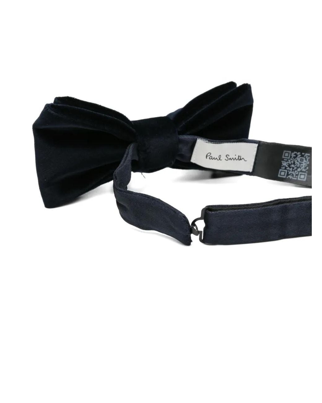 Paul Smith White Velvet Bow Tie for men