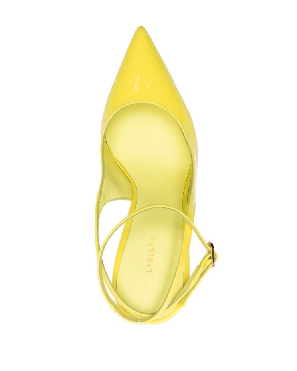 Le Silla Yellow Uma 140Mm Slingback Pumps