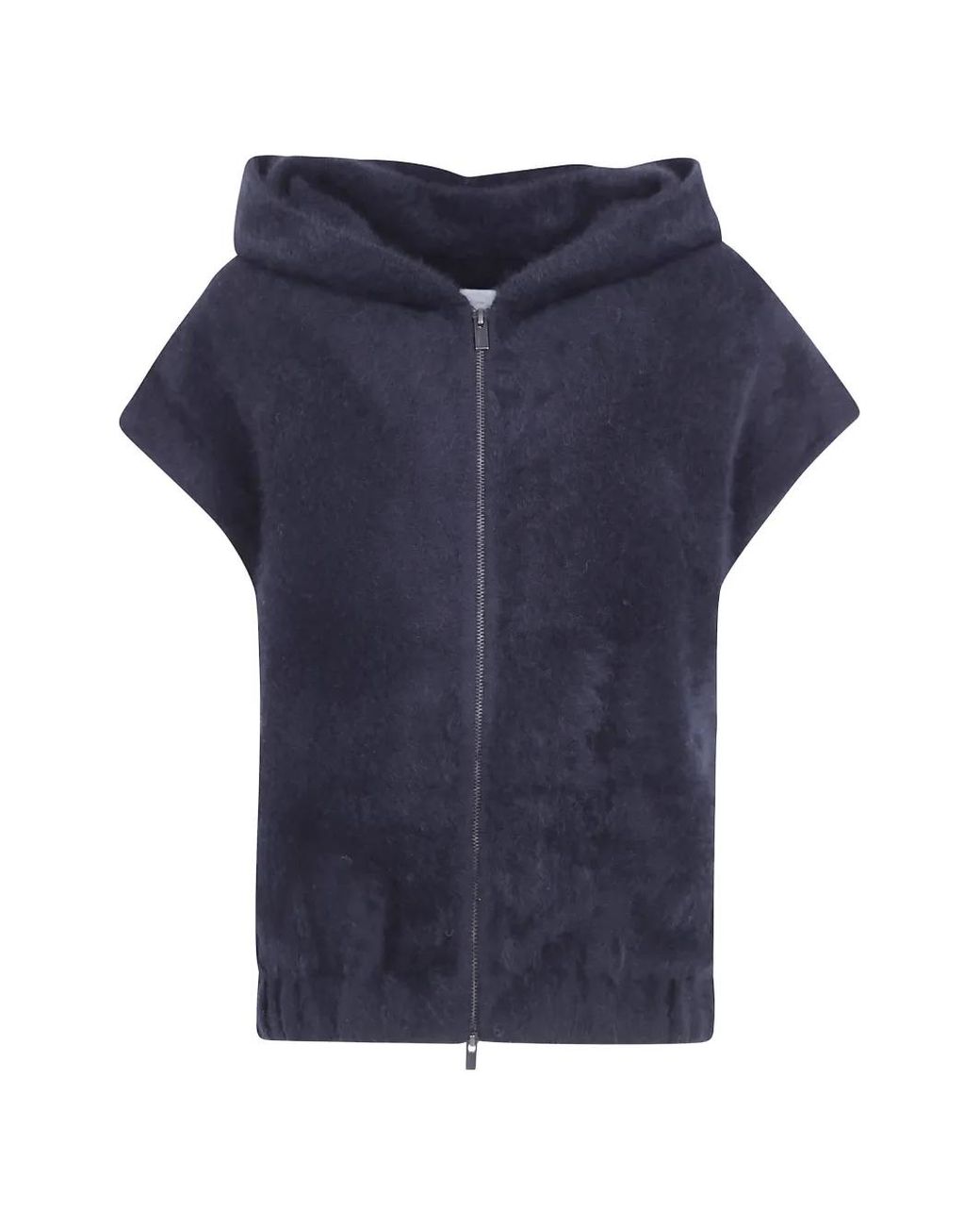 C.t. Plage Blue Hooded Zip-Up Hoodie
