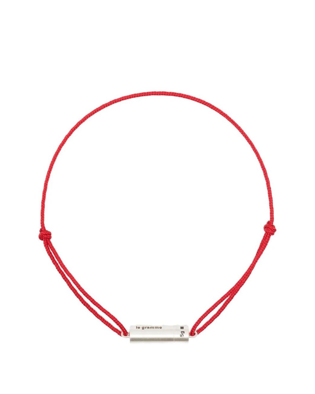 Le Gramme Pink Bracelet À Fermeture Ajustable for men