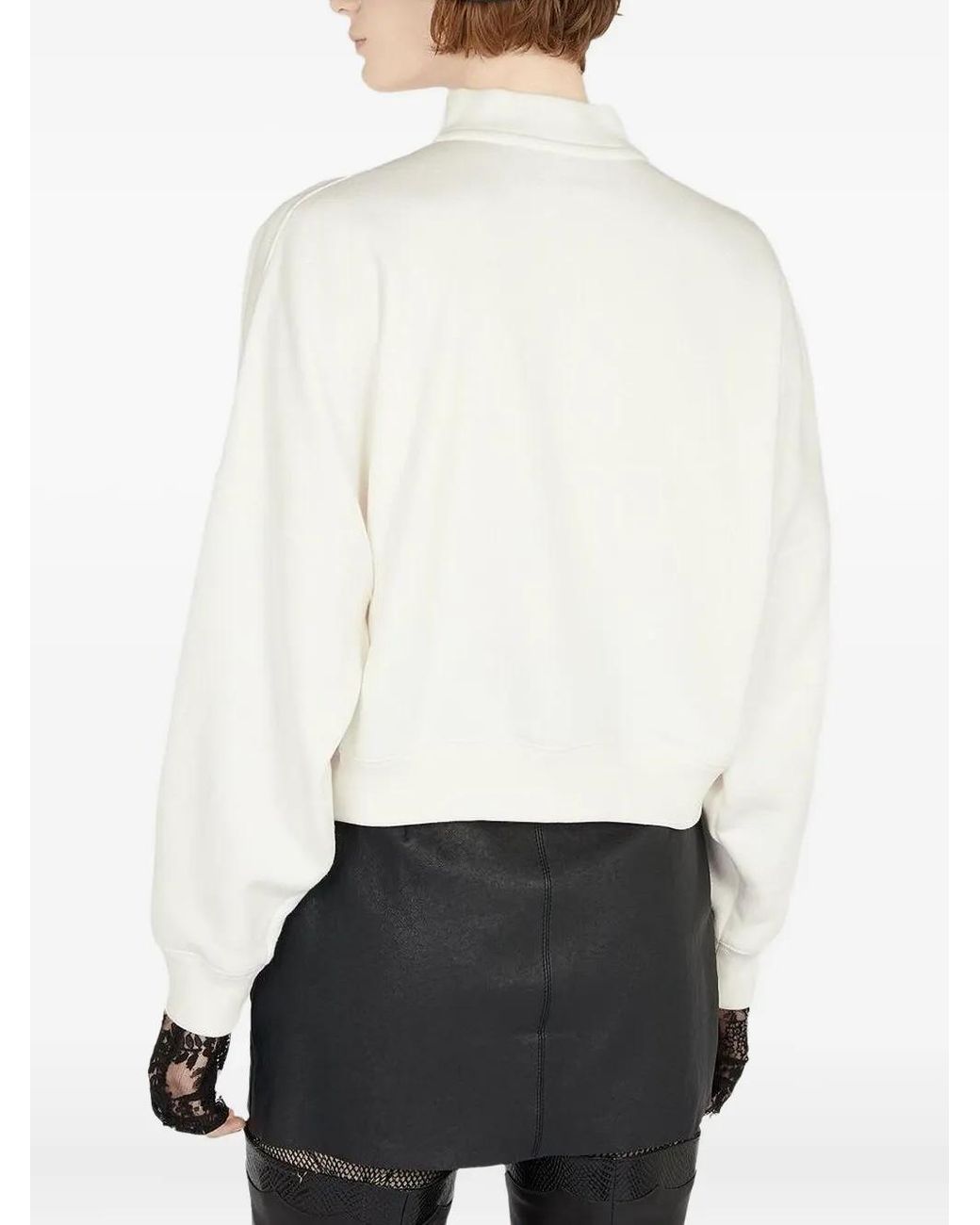 Gucci White Vintage Logo Sweatshirt