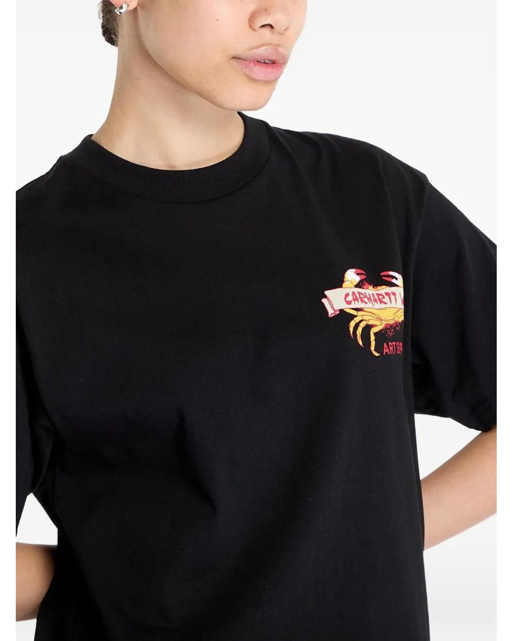 Carhartt Black Crab Paint Short-Sleeve T-Shirt