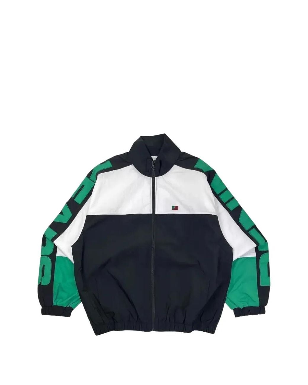 DENIM TEARS Black Dt Sports Track Jacket for men