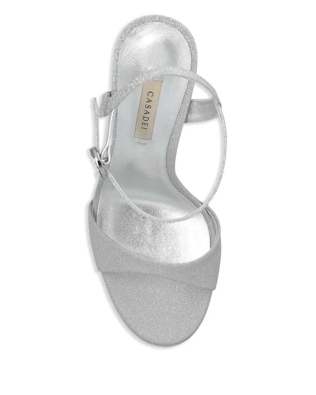 Casadei White 130Mm Michelle Sandals