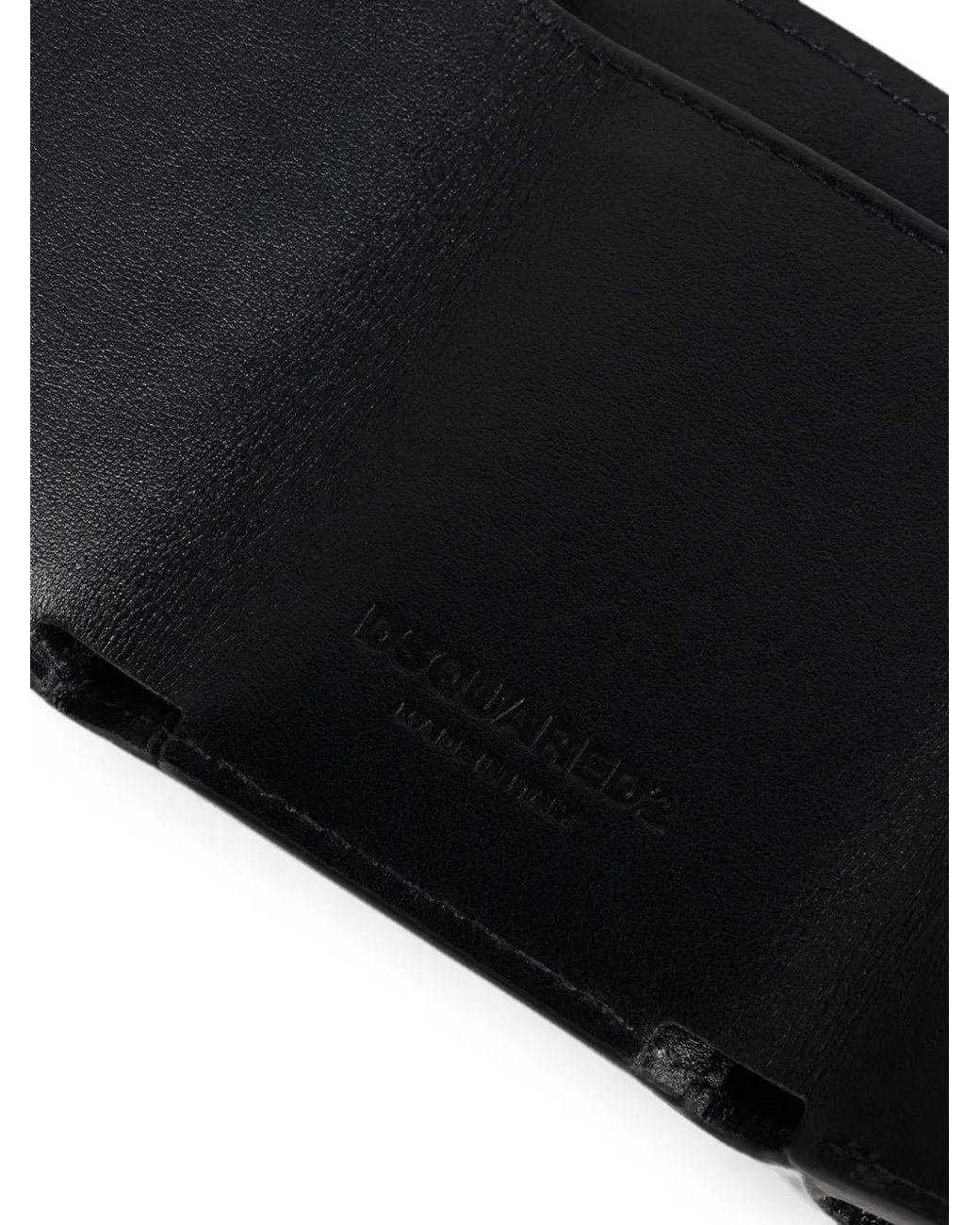 DSquared² Portemonnee Met D2-Monogram in het Black voor heren