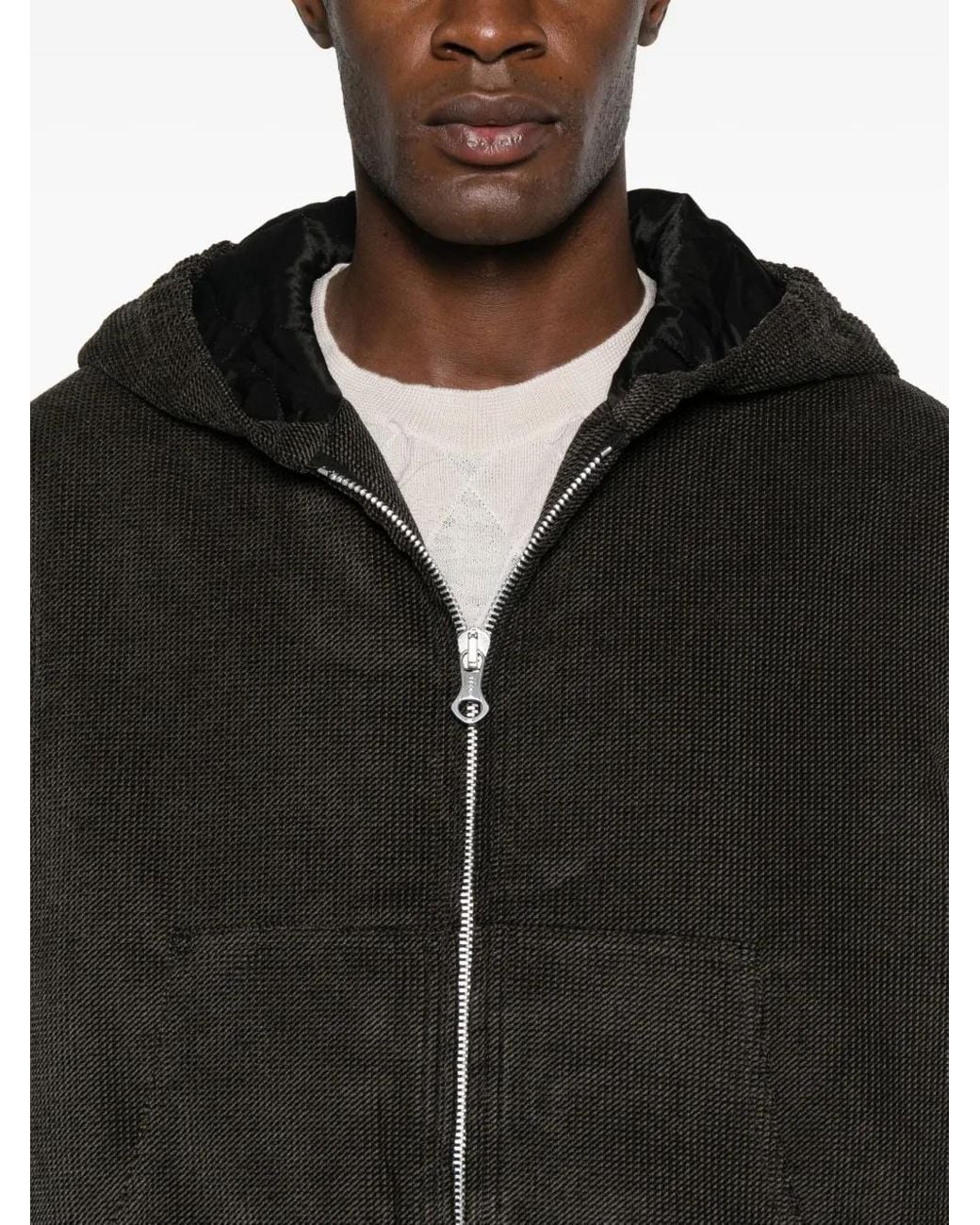 Our Legacy Black Twill Hooded Jacket for men
