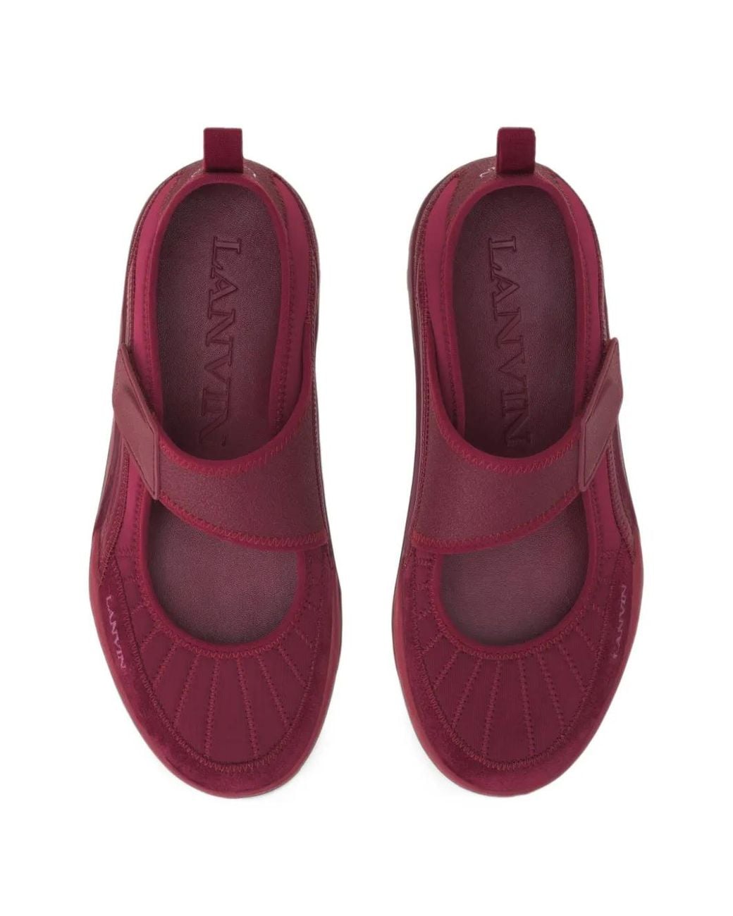 Lanvin Purple Lnv1 Touch-Strap Sneakers