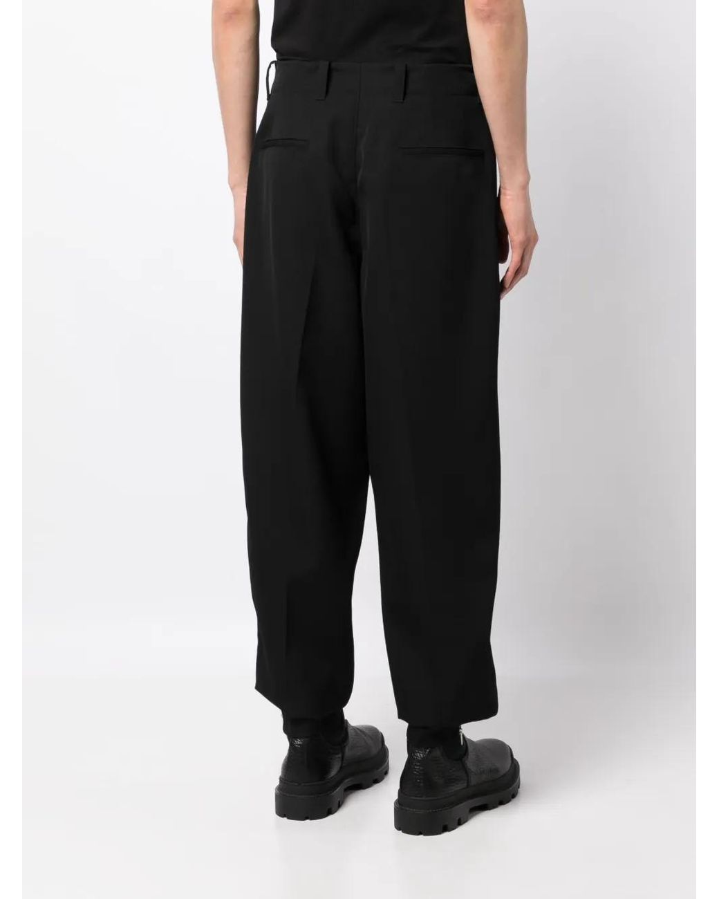 Jil Sander Wollen Broek in het Black voor heren