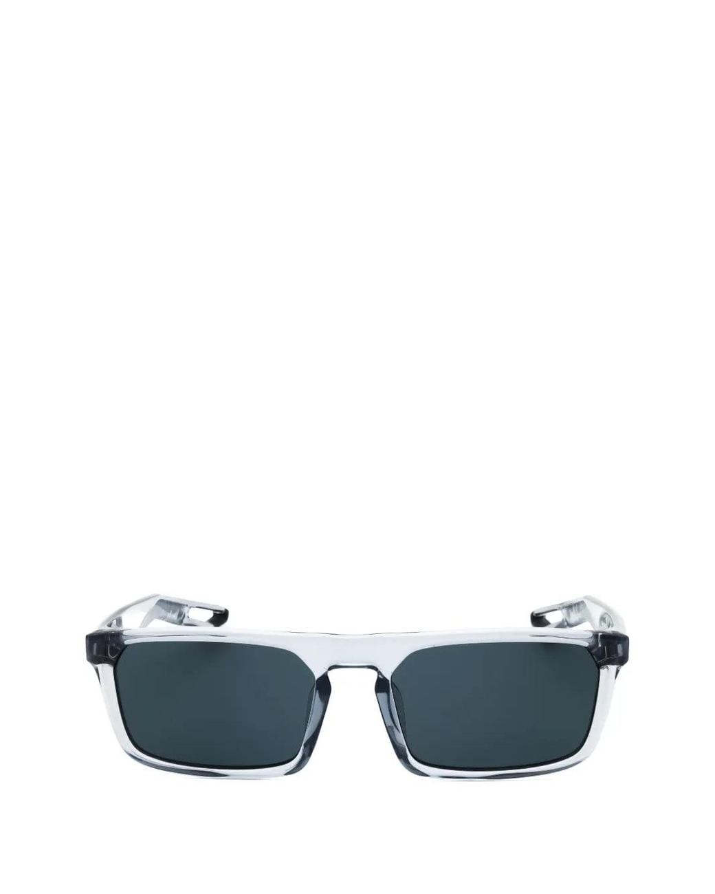 Nike Blue Nv03 Rectangle-Frame Sunglasses for men