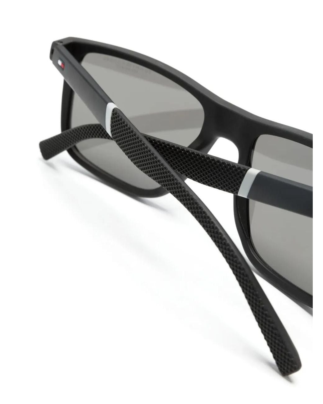 Tommy Hilfiger Gray Square-Frame Matte Sunglasses for men