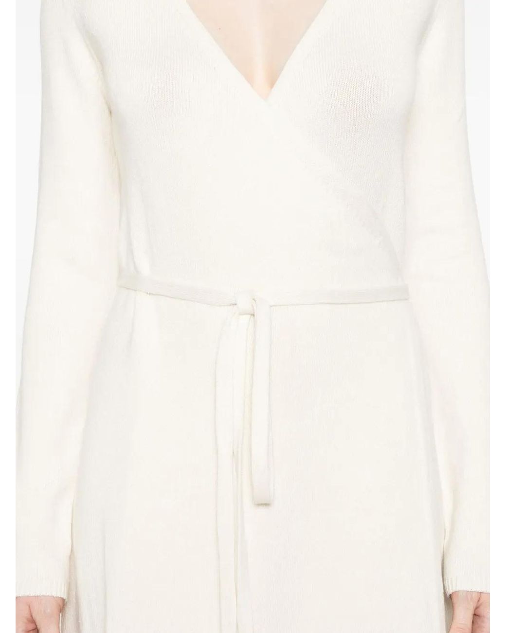Joseph White Knitted Maxi Dress