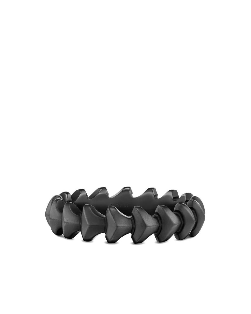 David Yurman White Titanium Armory Ring for men