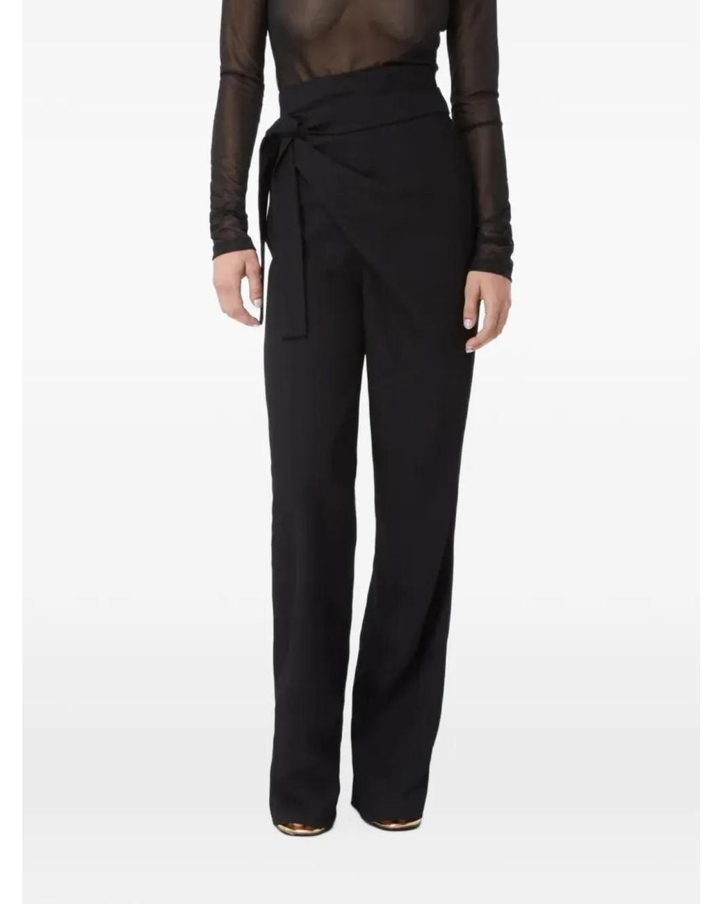GAUGE81 Black Carlow Straight-Leg Trousers