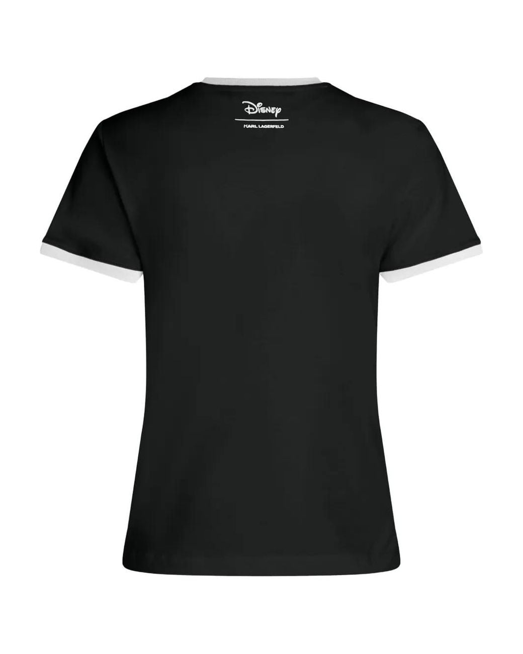 Karl Lagerfeld Black Disney X Kl K-Donald Logo T-Shirt