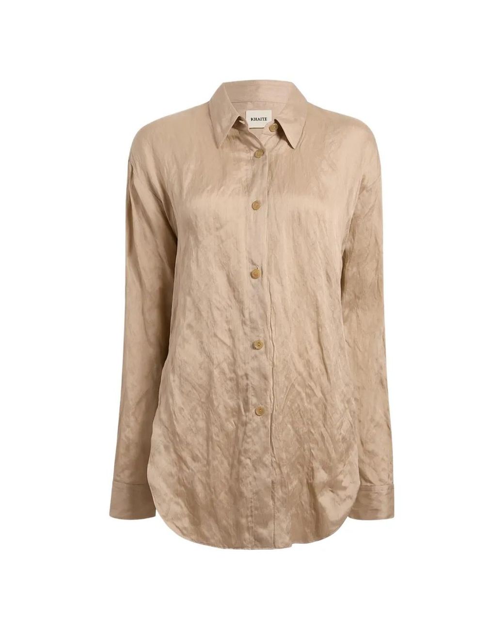 Khaite Natural Goya Button-Down Shirt
