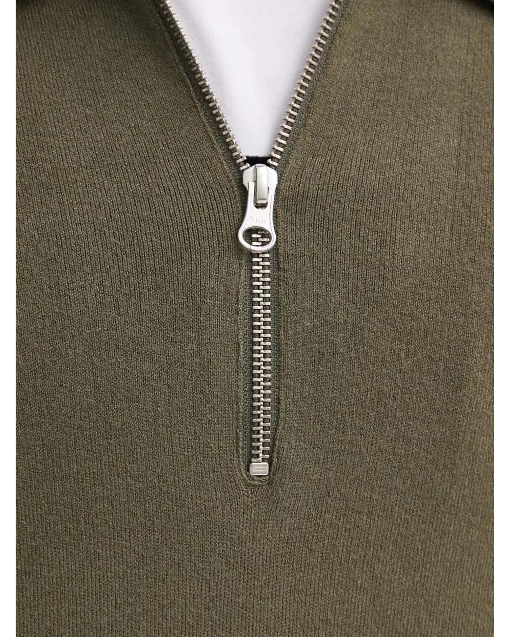 Polo Con Zip di Samsøe & Samsøe in Green da Uomo