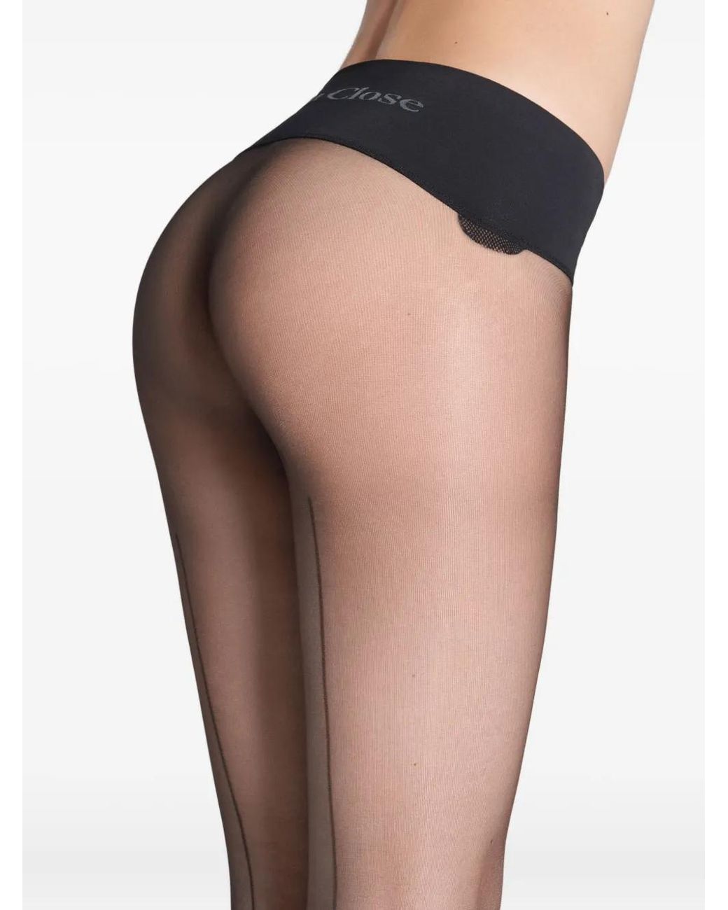 Maison Close Gray Les Coquetteries Tights