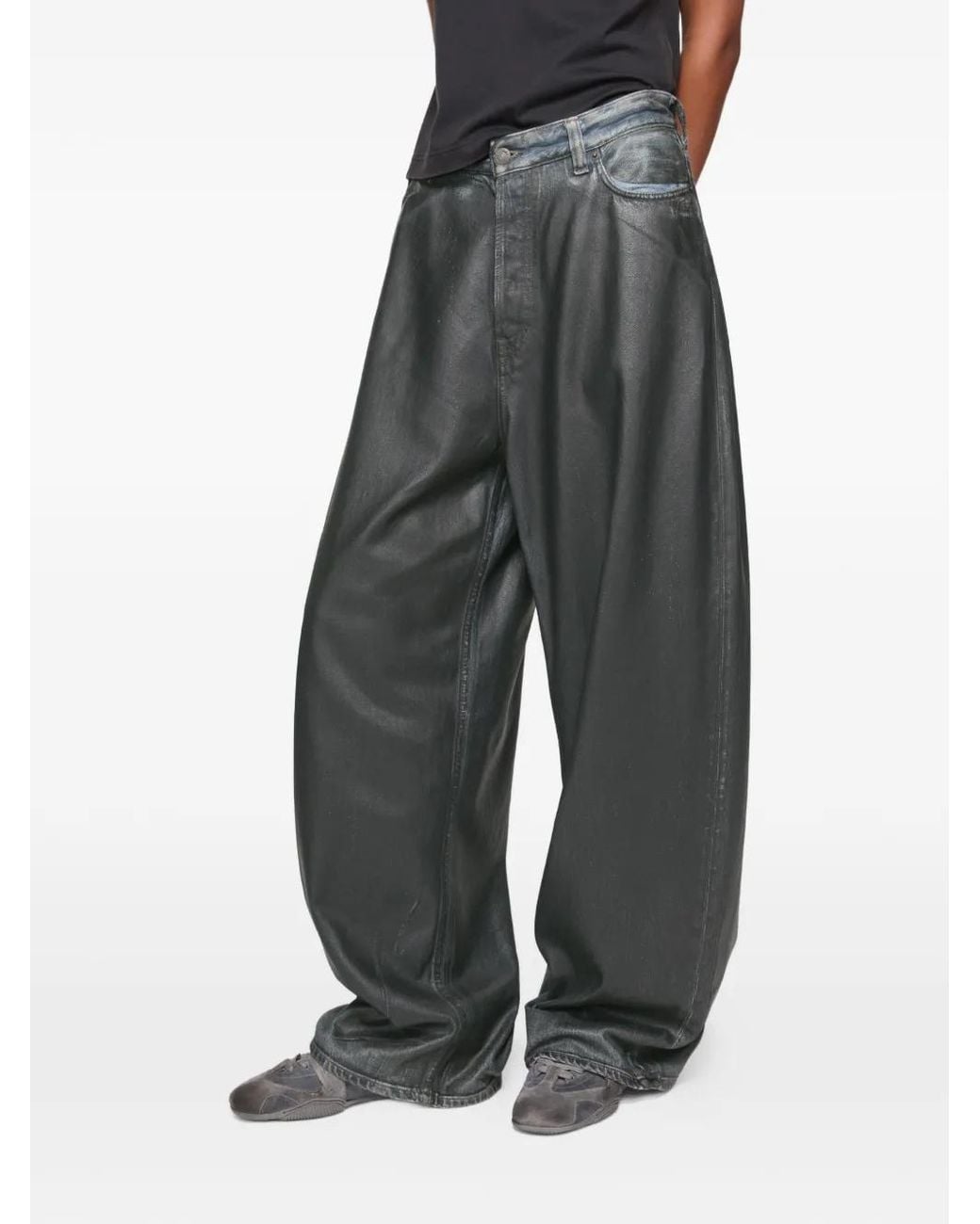 Acne Ruimvallende Jeans in het Gray voor heren