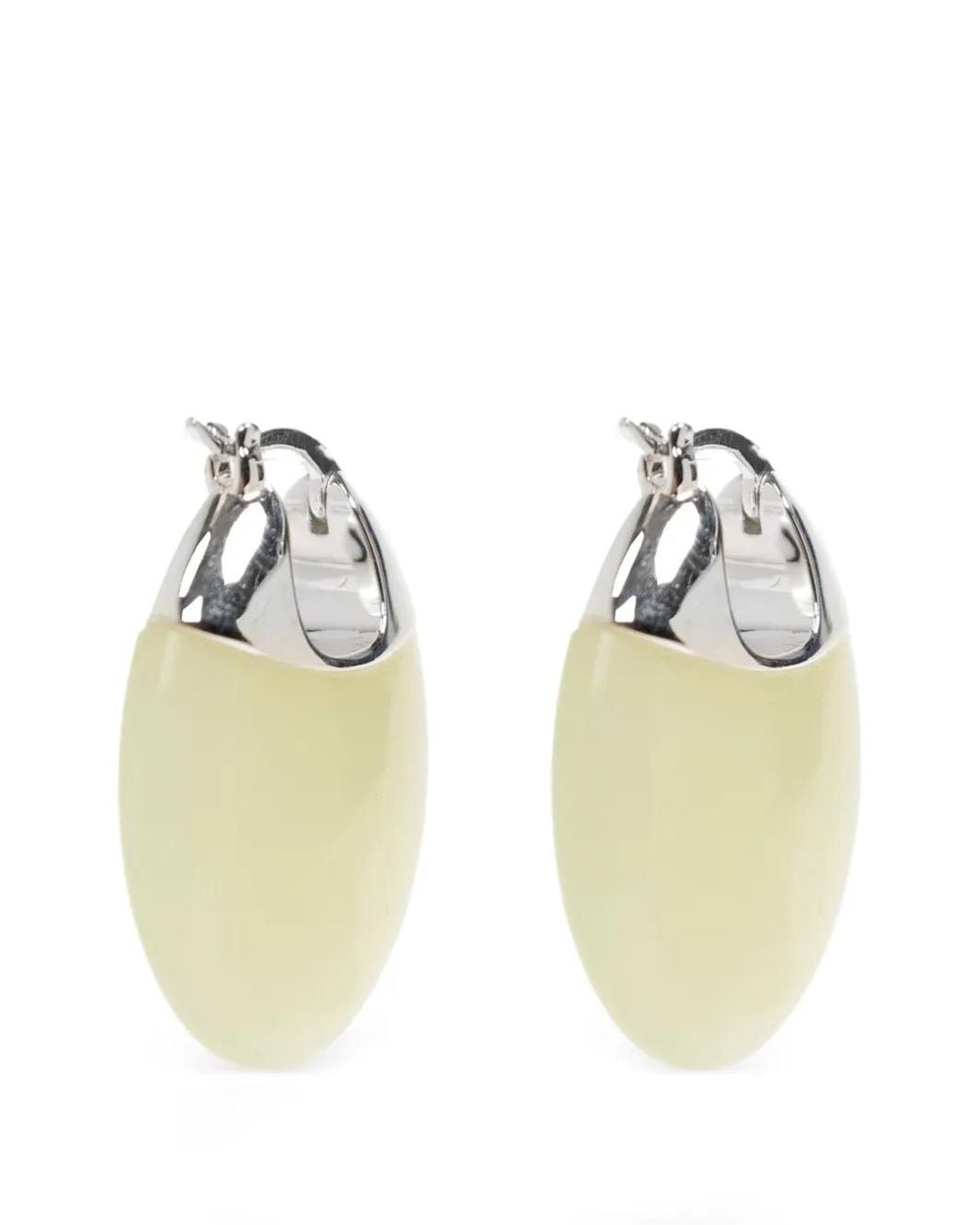 LIE STUDIO White Boucles D'Oreilles Erin