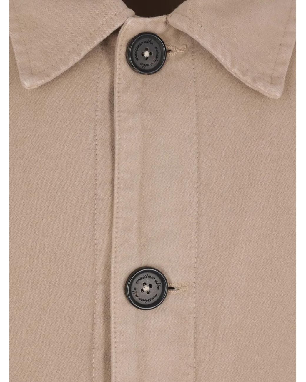 Massimo Alba Natural Cadillac Cotton Moleskin Jacket for men