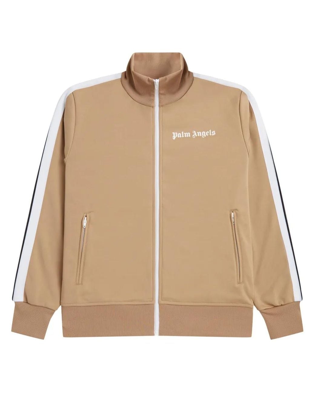 Palm Angels Natural Logo-print Track Jacket for men