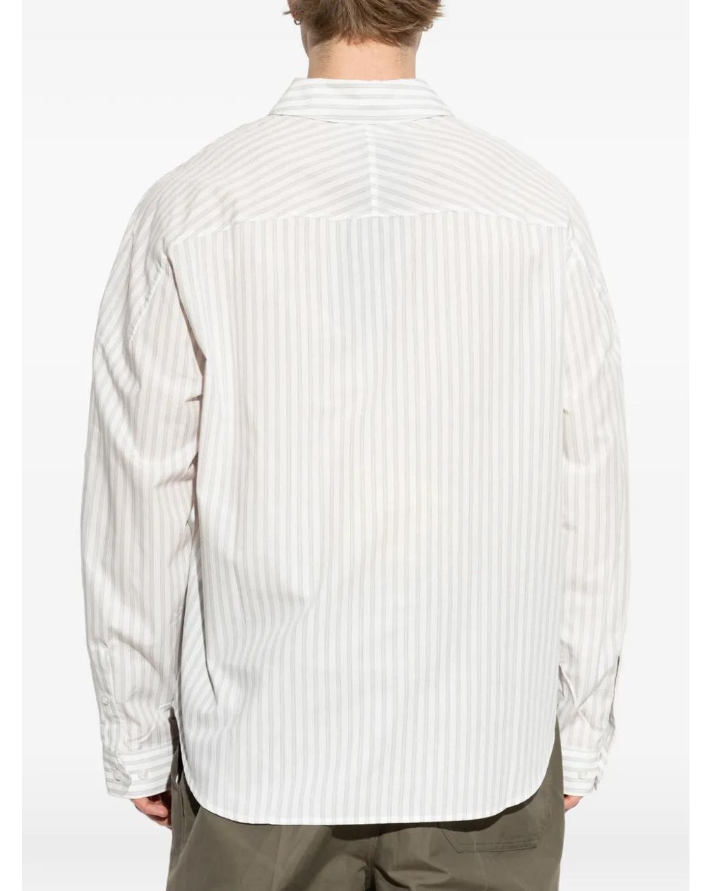 Represent Gestreept Overhemd in het White voor heren