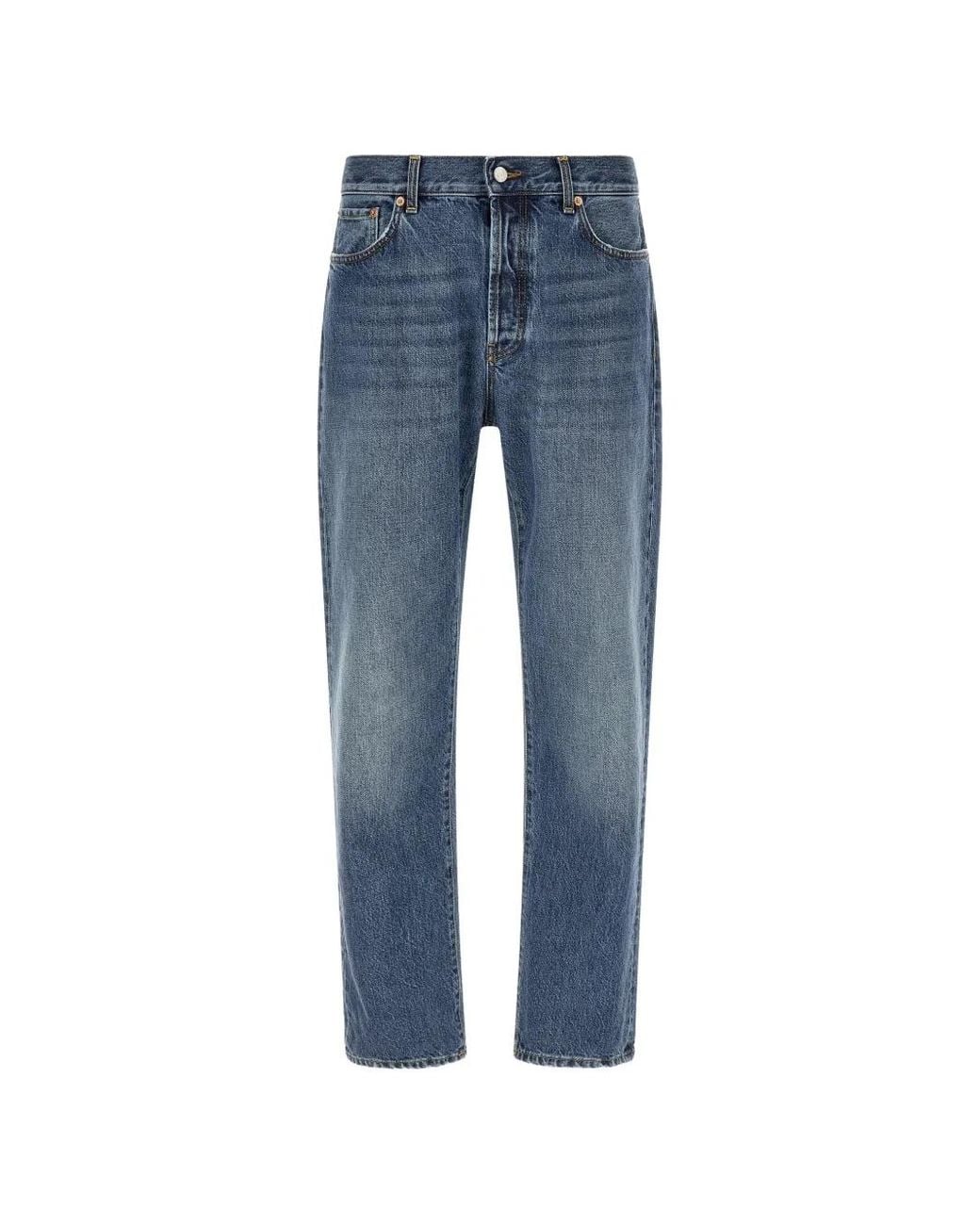 Department 5 Blue Bowl Straight-Leg Jeans for men