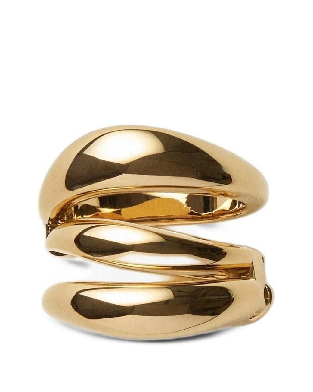 Panconesi Metallic Blow Up Forma Sculptural-Design Ring