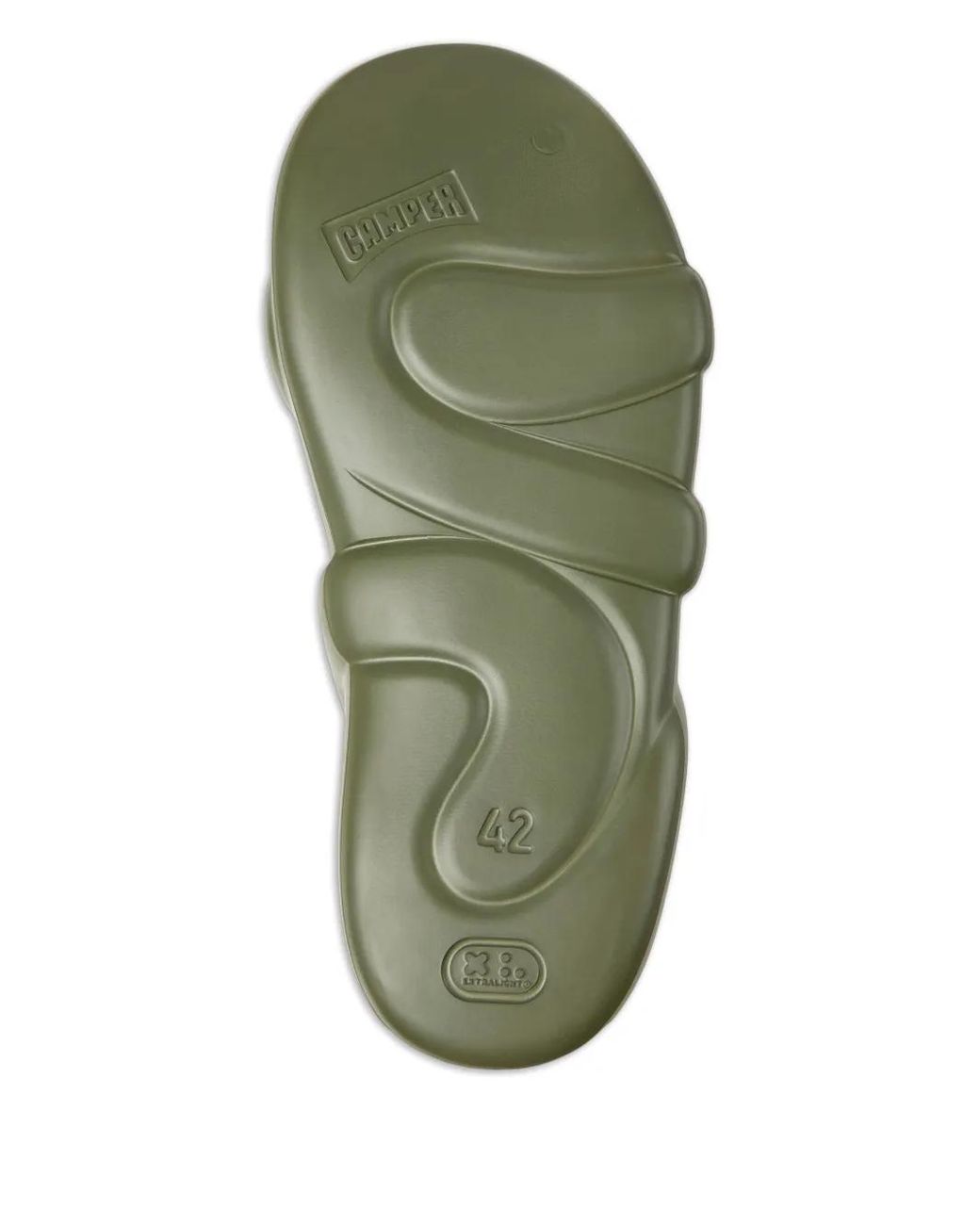Camper Green Kobarah Strap Flat Sandals for men