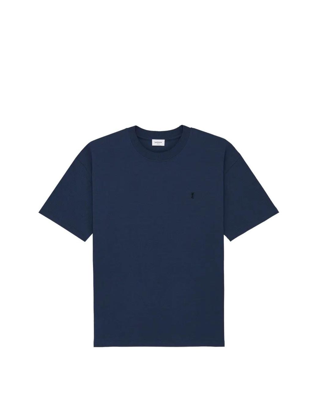 Saint Laurent Blue Oversized Cassandre T-Shirt for men