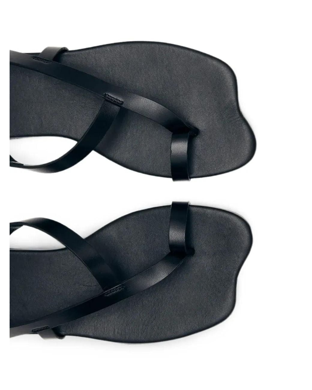 Alohas White Dawn Toe-Strap Flat Sandals