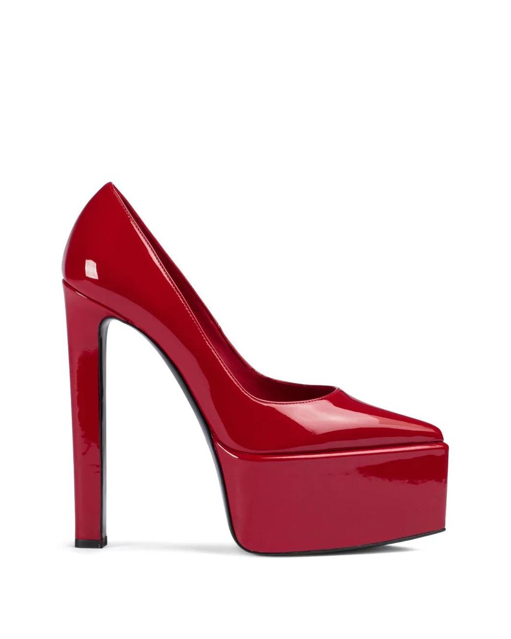 Le Silla Red Lily Platform Pumps