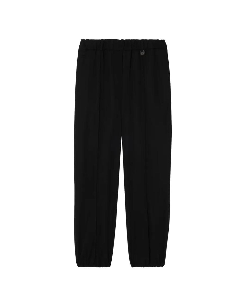 Burberry Black Wool Jogging Pants