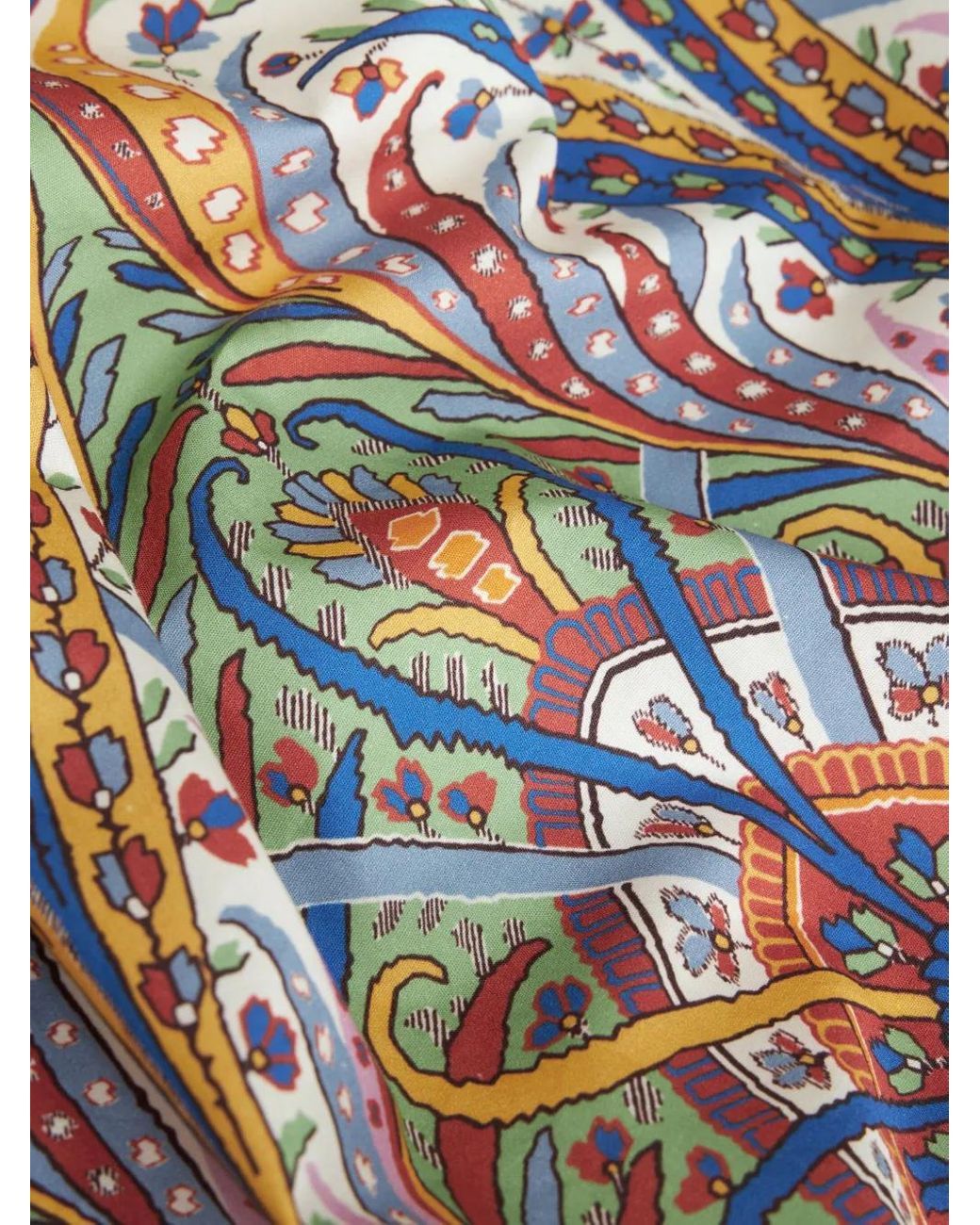 Etro Natural Paisley Belted Maxi