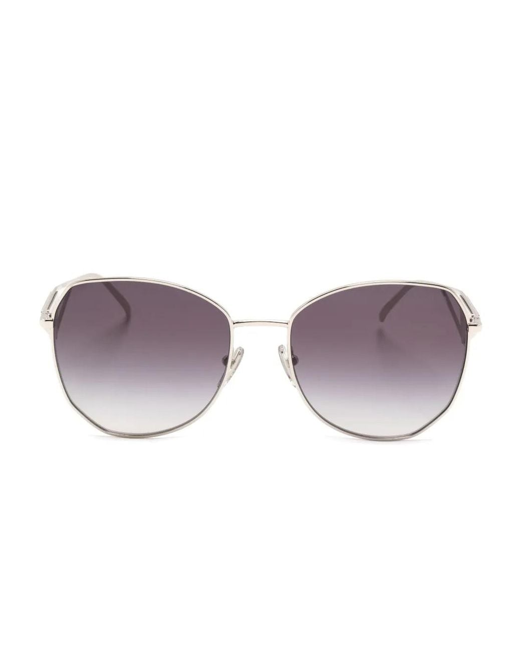 Prada Purple Gradient Oversized-Frame Sunglasses