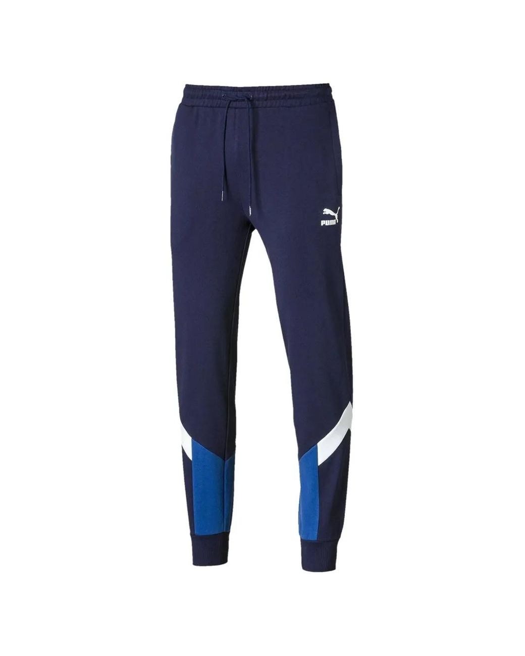 PUMA Blue Drawstring Track Pants for men
