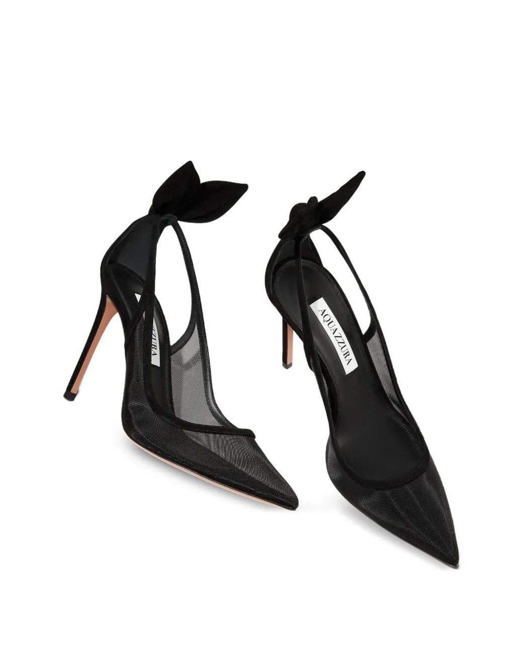 Aquazzura Black Bow Tie Pumps