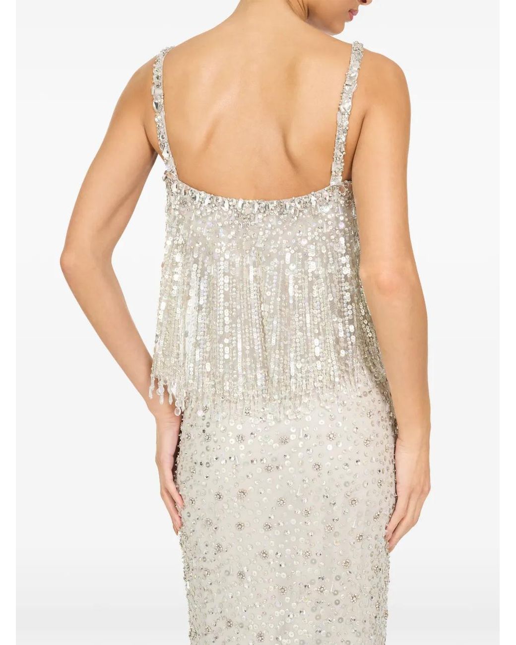 Jenny Packham White Iris Dress